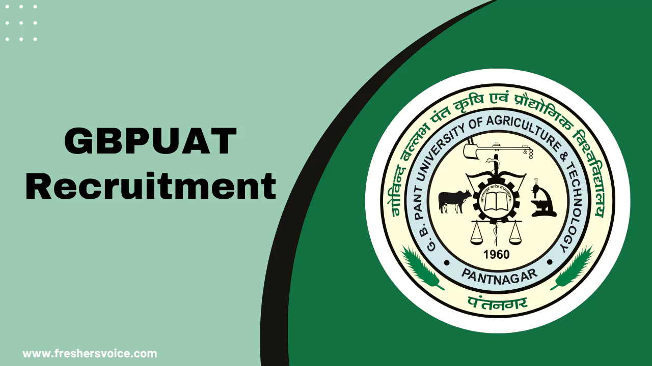GBPUAT Recruitment