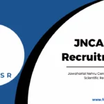 jncasr recruitment