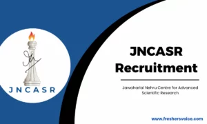 JNCASR Recruitment 2024 for Research Associate Post