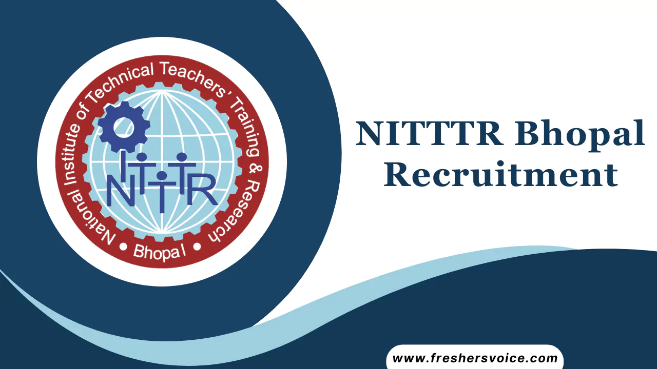 NITTTR Bhopal Recruitment