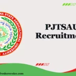 PJTSAU Recruitment
