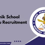 Sainik School Kodagu Recruitment