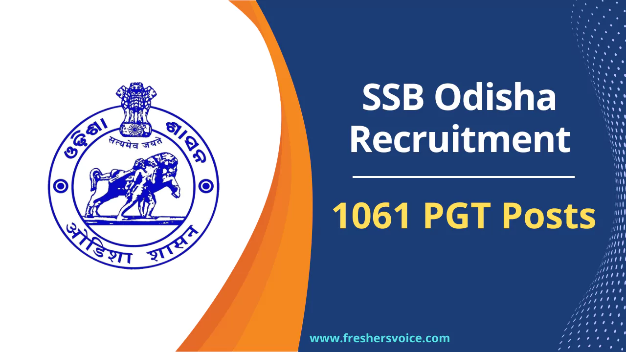 SSB Odisha Recruitment