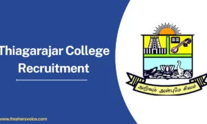 Thiagarajar College Recruitment 2024 for Assistant Professor/Lab. Assistants Posts