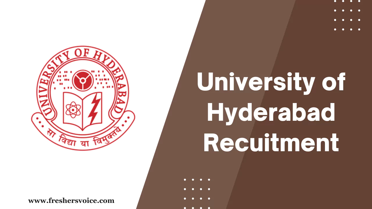 University of Hyderabad Recruitment