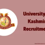 University of Kashmir recruitment