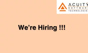 Acuity Software Technologies Walk-in Drive 2024 – Trainee Software Engineer | 22 & 23 May 2024