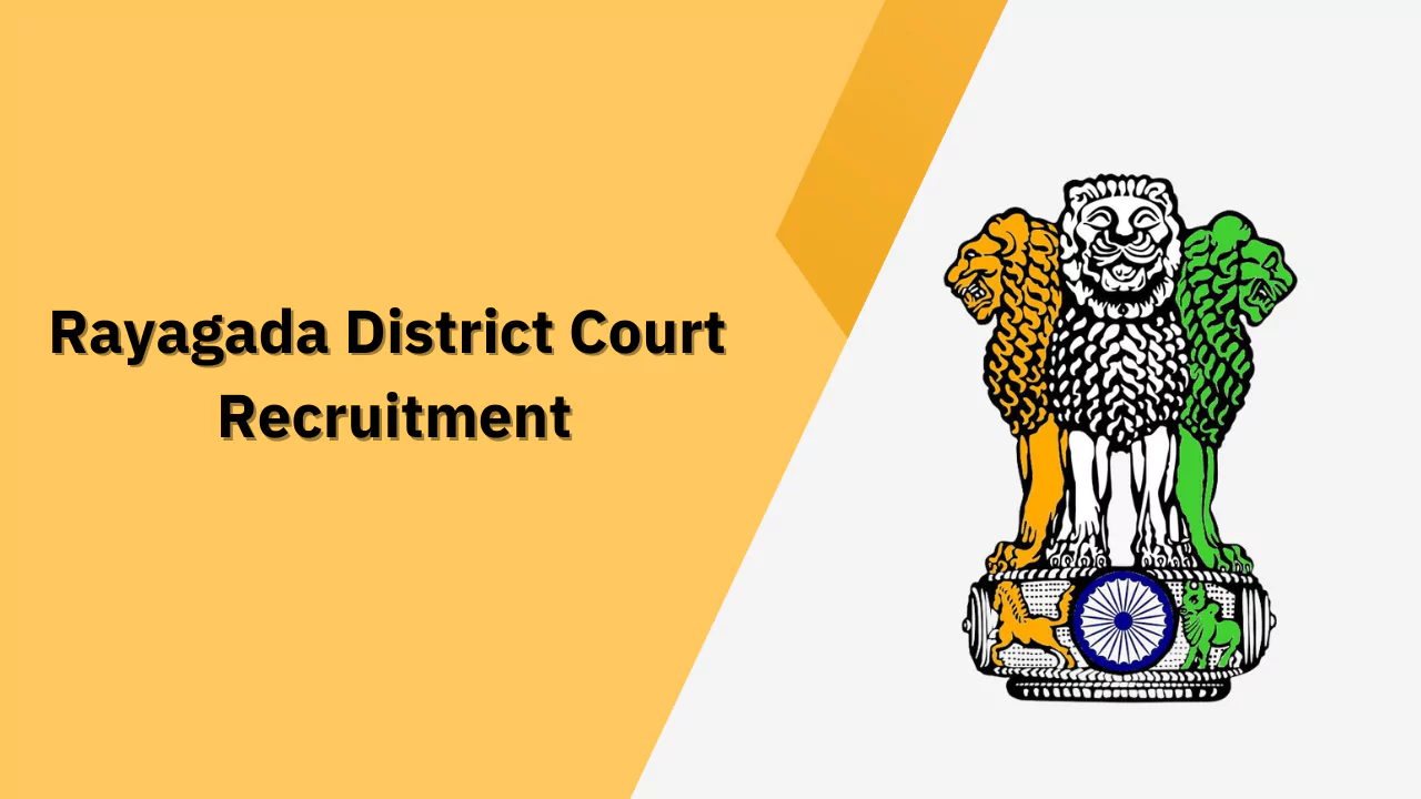 Rayagada District Court Recruitment