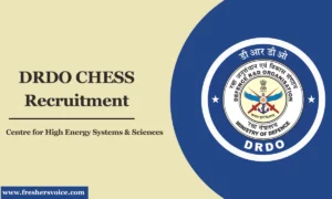 DRDO CHESS Recruitment 2024: Apply for Graduate/Technician Apprentices