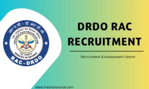 DRDO RAC Recruitment 2024: Junior Research Fellowship