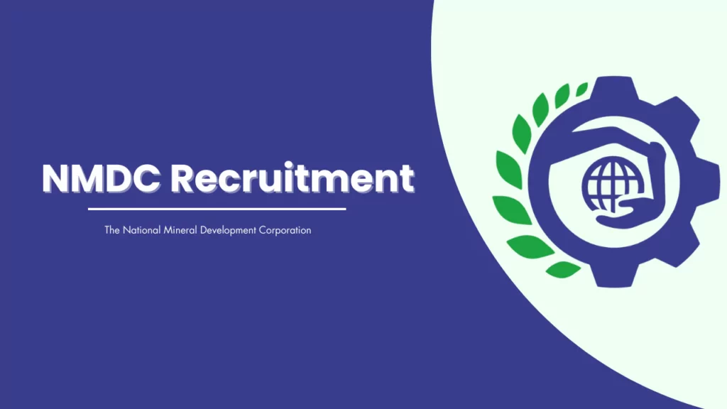 NMDC Recruitment