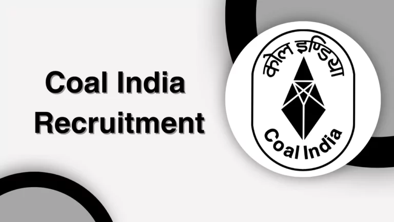 Coal India Recruitment