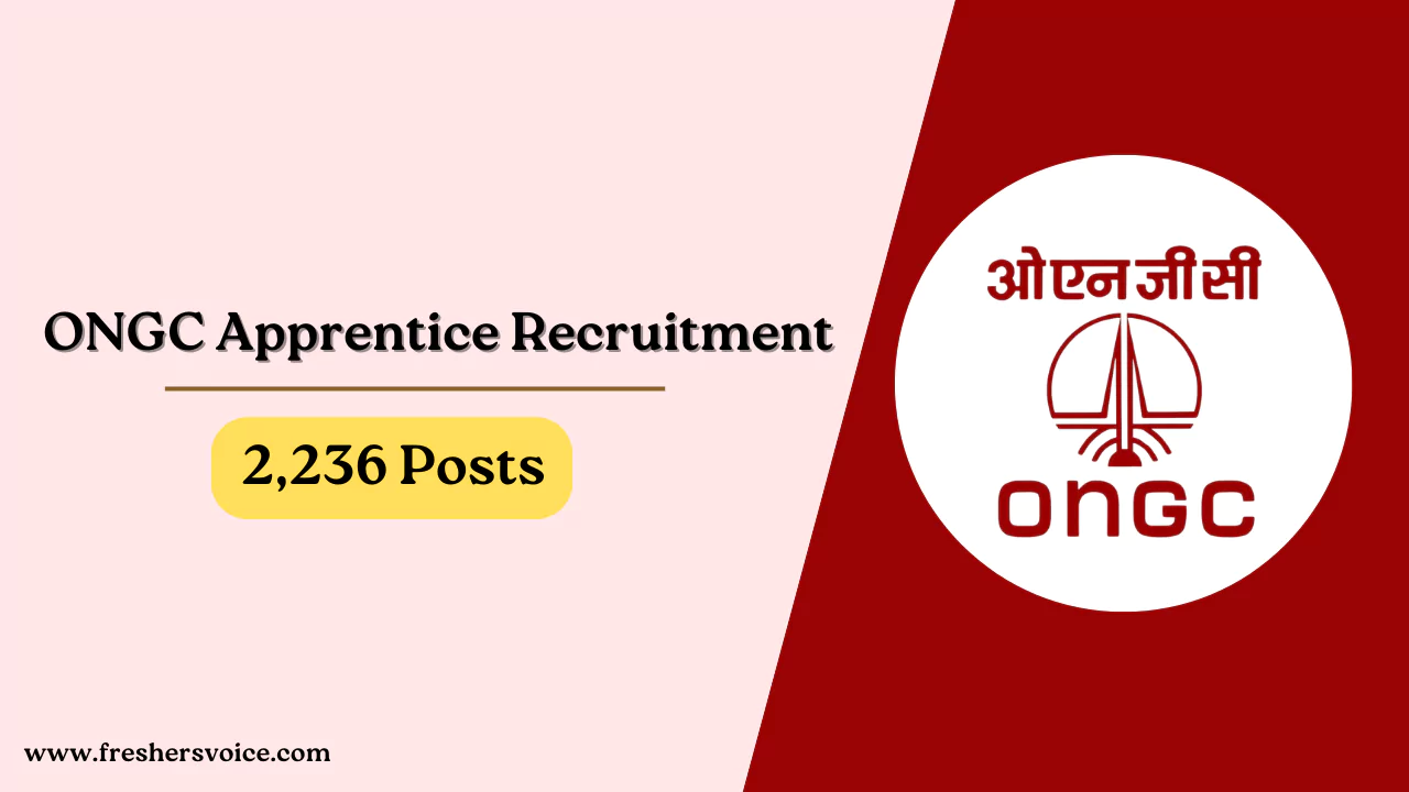 ONGC Apprentice Recruitment