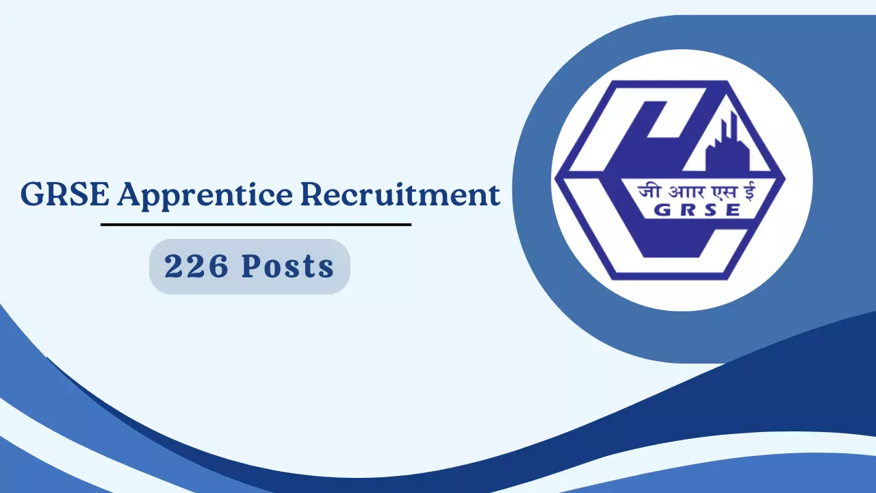 GRSE Apprentice Recruitment
