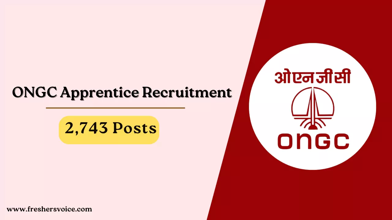 ONGC Apprentice Recruitment
