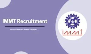 IMMT Recruitment 2026: Multi-Tasking Staff
