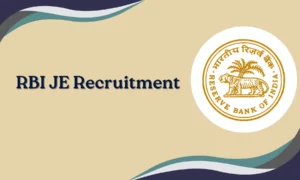 RBI JE Recruitment 2026: Junior Engineers
