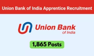 Union Bank of India Apprentice Recruitment 2026 – 1,865 Vacancies
