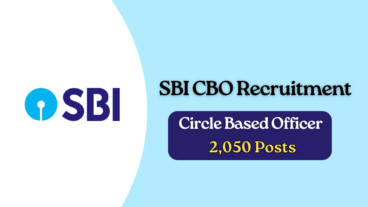 SBI CBO Recruitment 