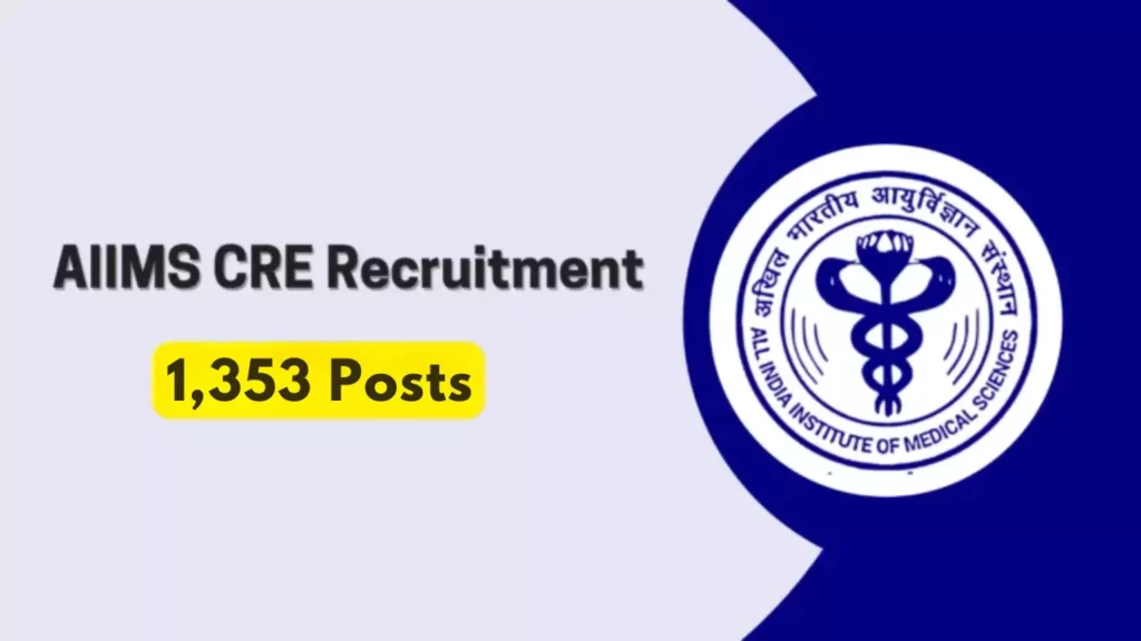 AIIMS CRE Recruitment