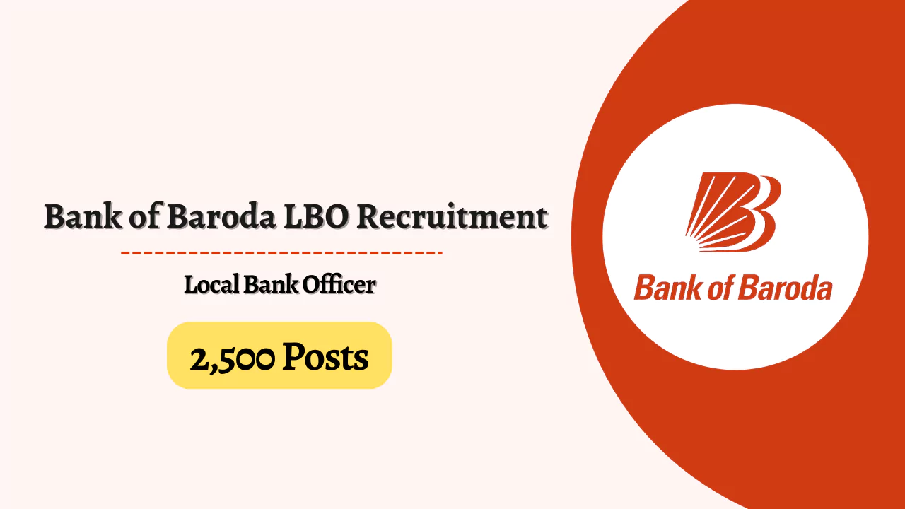 Bank of Baroda LBO Recruitment