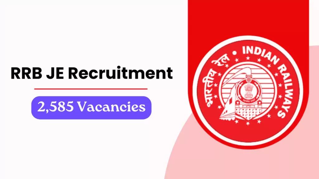 RRB JE Recruitment