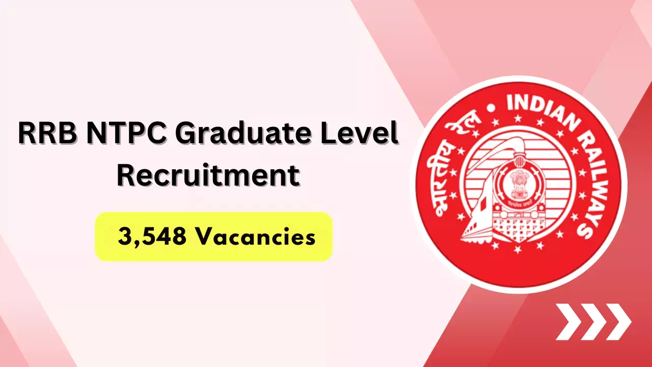 RRB NTPC Graduate Level Recruitment