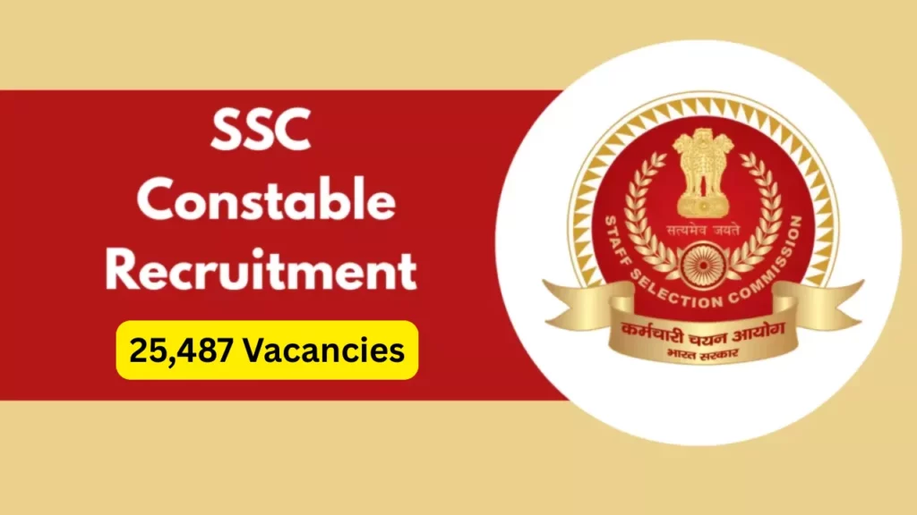 SSC Constable (GD) Recruitment 2025