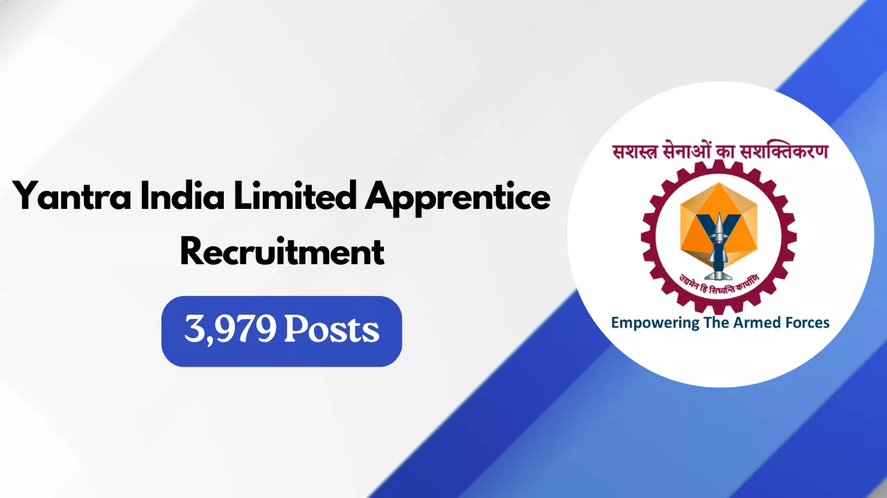 Yantra India Limited Apprentice Recruitment