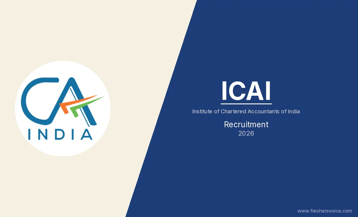 ICAI Recruitment 2026 - Director Legal & Executive Officer 109 Vacancies